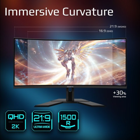 MONITOR GIGABYTE LED 34" G34WQCP 180Hz