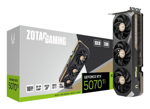 Karta graficzna ZOTAC GAMING GeForce RTX 5070 Ti SOLID 16GB