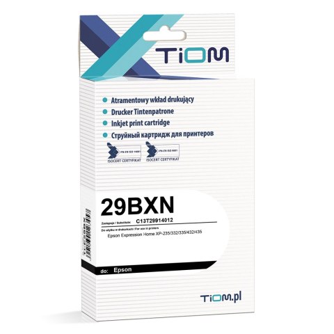 Tusz Tiom do Epson 29BXN | C13T29914012 | 500 str. | black