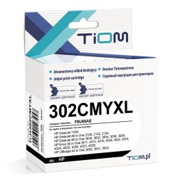 Tusz Tiom do HP 302XL | 302CMYXL | F6U67AE | 330 str. | color