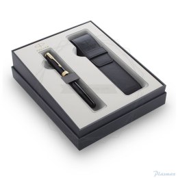 Zestaw podarunkowy SONNET BLACK GT Pióro wieczne M 1931495+ z etui PARKER 2121710 SALE