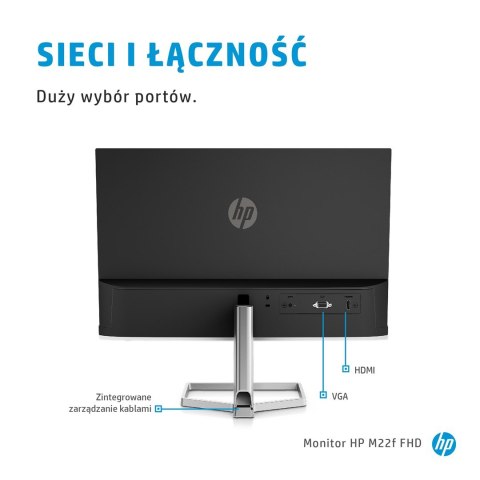 Monitor HP M22f 21,5"FHD IPS 5ms 300nits 75Hz VGA HDMI