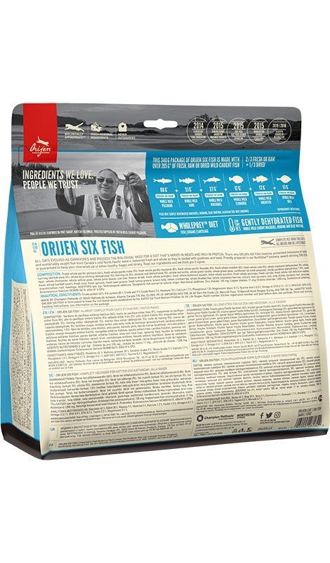 ORIJEN Cat 6 Ryb 340g