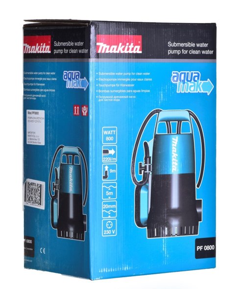 Elektryczna pompa zanurzeniowa do wody PF0800 Makit