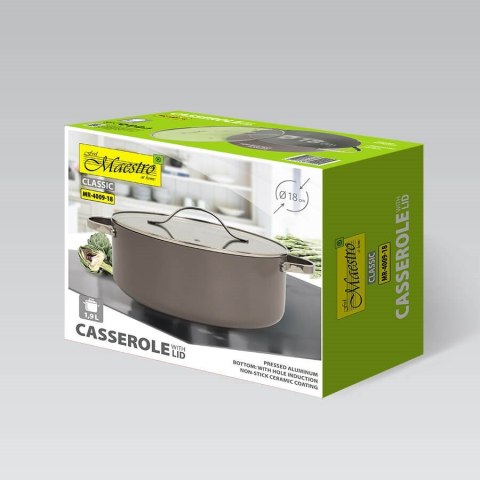 Garnek z pokrywką 18 cm 1,9L MAESTRO MR-4009-18