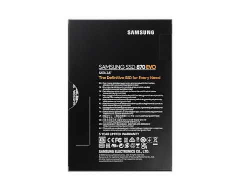 Dysk SSD Samsung 870 EVO 500GB MZ-77E500BW SATA