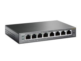 TP-Link TL-SG108PE Zarządzany L2 Gigabit Ethernet (10/100/1000) Obsługa PoE Czarny