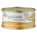 APPLAWS Natural Cat Food Filet kurczaka z serem - mokra karma dla kota - 156g