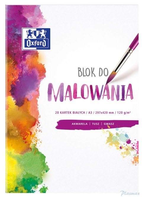 Blok do malowania OXFORD A3 20k 120G biały 400093196