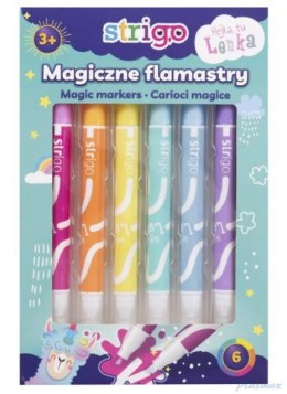 Flamastry STRIGO magiczne 6 kol. SSC143