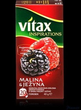 Herbata VITAX INSPIRATIONS MALINA&JEŻYNA 20t*2g zawieszka