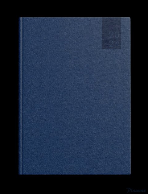 Kalendarz TOP 2000 BASIC 2024 A5 dzienny granatowy 400177486