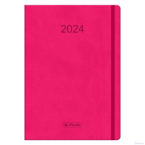 Kalendarz Tygodniowy A5 Flex Różowy 2024 9588377 Herlitz