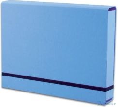Teczka A4 Lux na gumkę błękit TT8033
