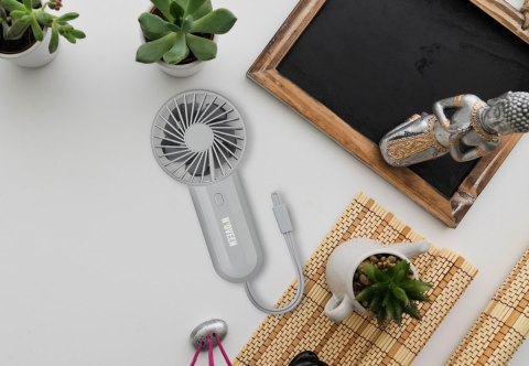 Wentylator ręczny akumulator USB NOVEEN F220