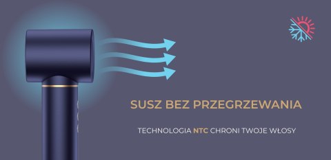 Suszarka do włosów Havit HD634-EU (niebieski)