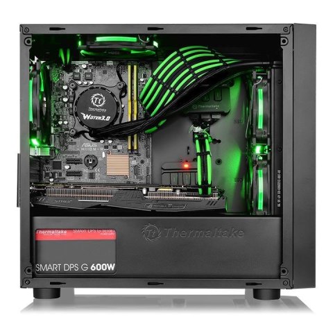 Obudowa Thermaltake Versa H18 Window CA-1J4-00S1WN-00 (Mini ITX; kolor czarny)