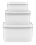 Zestaw 3 plastikowych pojemników Zwilling Fresh & Save