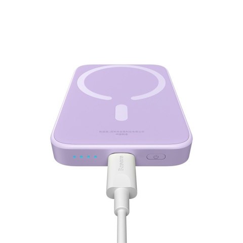 Powerbank Baseus Magnetic Mini Air 6000mAh (fiolet)