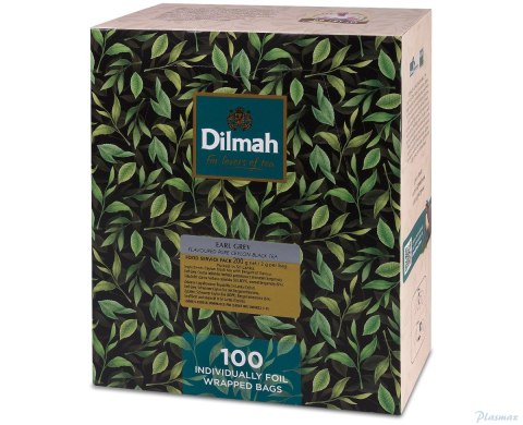 Herbata DILMAH EARL GREY 100 kopert x2g czarna z zawieszką