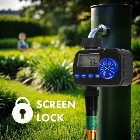 GREENBLUE ELEKTRONICZNY STEROWNIK NAWADNIANIA, ZASILANIE 2X1,5V AA GB390