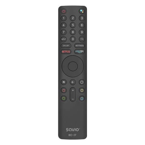SAVIO PILOT UNIWERSALNY/ZAMIENNIK DO XIAOMI TV, SMART TV RC-17