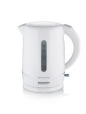SEVERIN CZAJNIK ELEKTR. BIAŁY, PLASTIK, POJ. 1,7 L, ZAKRYTA GRZAŁKA, DUŻY OTWÓR, DŁ. PRZEWODU 70 CM, MOC 2200W WK4325
