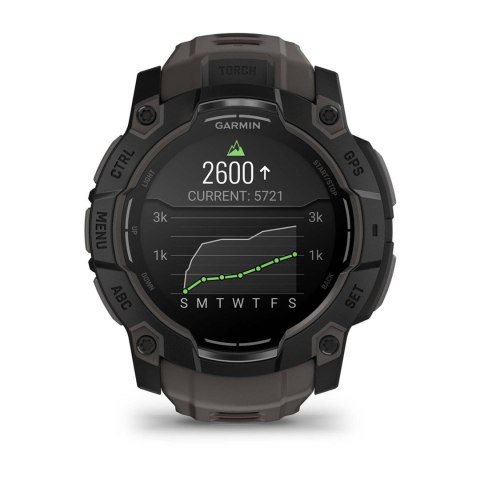 Zegarek Garmin Instinct 3 - 50 mm AMOLED Black met charcoal band
