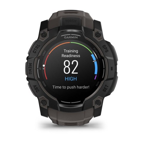 Zegarek Garmin Instinct 3 - 50 mm AMOLED Black met charcoal band