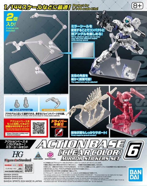 ACTION BASE 6 CLEAR COLOR [MIRROR STICKERS SET]