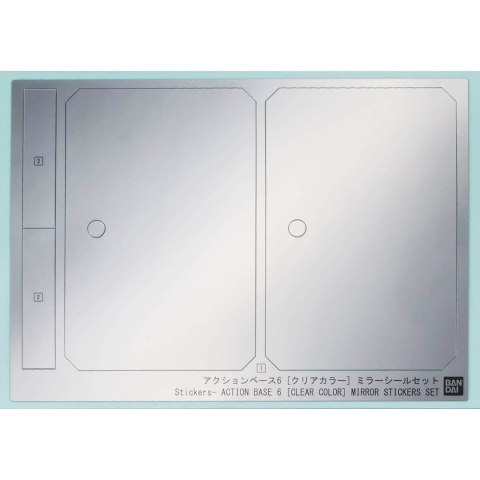 ACTION BASE 6 CLEAR COLOR [MIRROR STICKERS SET]
