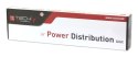 Rozdzielacz zasilania PDU 9 x gniazdo sieciowe 1U Czarny, Czerwony