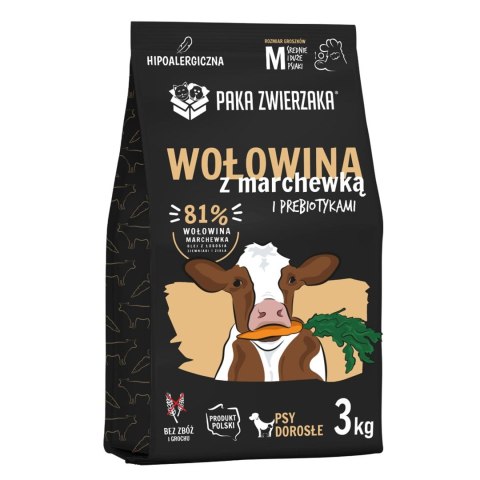 Paka Zwierzaka Seventh Heaven Wołowina z marchewką ''M'' 3kg