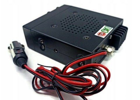 Radio CB PRESIDENT JIMMY III (moc nadajnika - 4W, napięcie zasilania - 13,2V, liczba kanałów - 40, blokada szumów - tak, 130x115