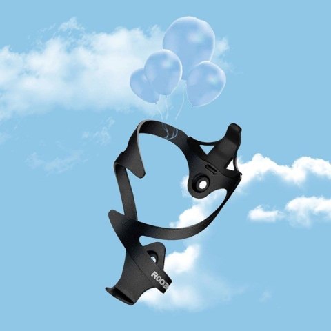 Uchwyt aluminiowy Rockbros 2017-11ABK na bidon rowerowy - czarny