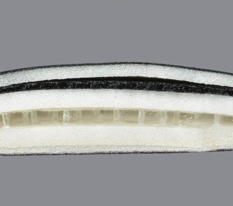 Żelowy pokrowiec na siodełko rowerowe Rockbros LF047-B z silikonu rozmiar L - czarny