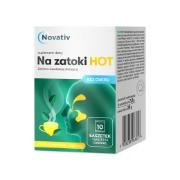 Novativ Na zatoki hot saszetki 10 szt.