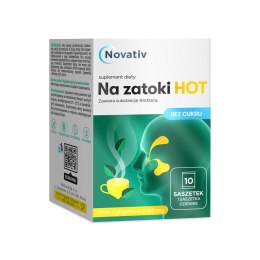 Novativ Na zatoki hot saszetki 10 szt.