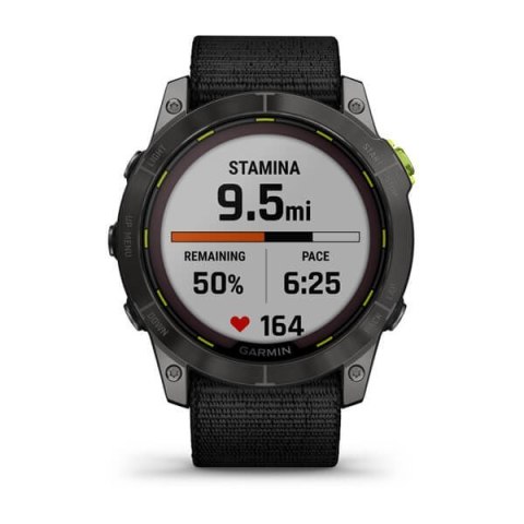 Zegarek sportowy Garmin Enduro 2 Solar Black Carbon Gray DLC Ti Ultrafit Band