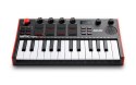 Klawiatura sterująca AKAI MPK Mini Play MK3 kontroler MIDI USB Czarny, Czerwony