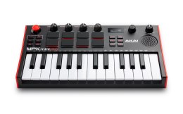 Klawiatura sterująca AKAI MPK Mini Play MK3 kontroler MIDI USB Czarny, Czerwony
