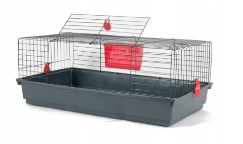 ZOLUX Klatka CLASSIC 100 cm kol. szary/czerwony