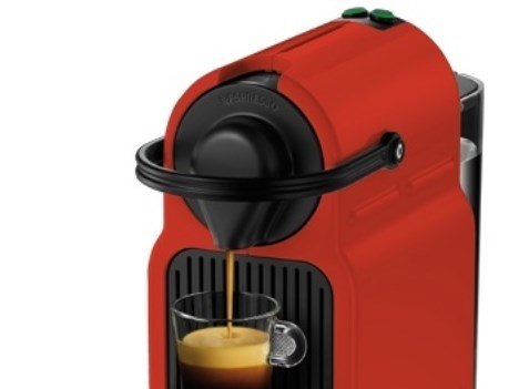 Ekspres kapsułkowy Krups Nespresso Inissia XN1005 (1260W; kolor czerwony)