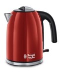 Russell Hobbs 20412-70 czajnik elektryczny Czarny, Czerwony, Stal nierdzewna
