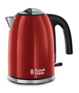 Russell Hobbs 20412-70 czajnik elektryczny Czarny, Czerwony, Stal nierdzewna