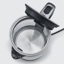 SEVERIN CZAJNIK ELEKTRYCZNY SZKŁO-STAL, 1,7L, ZAKRYTA GRZAŁKA, KONTROLER STRIX, WNĘKA NA PRZEWÓD, WSKAŹNIK WODY, 2200W WK3420