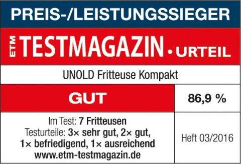 Unold Fryer Compact 1,5l 1200W srebrny (58615)