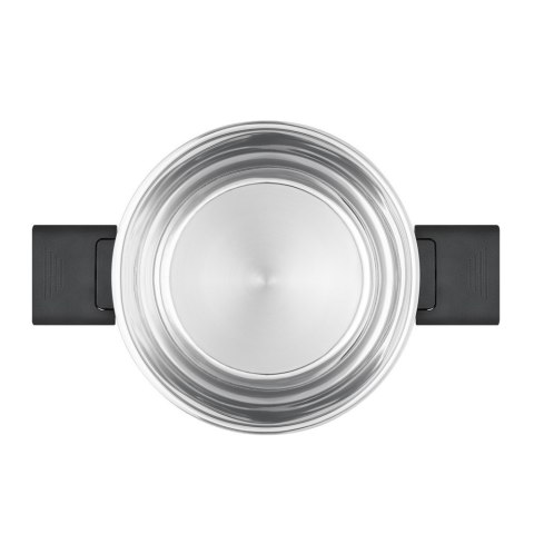 Resto Kitchenware Anser 2,5 l Okrągły Czarny, Stal nierdzewna