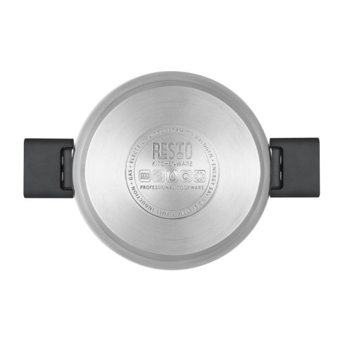 Resto Kitchenware Anser 3,2 l Okrągły Czarny, Stal nierdzewna