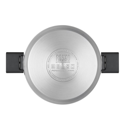 Resto Kitchenware Anser 4,4 l Okrągły Czarny, Stal nierdzewna
